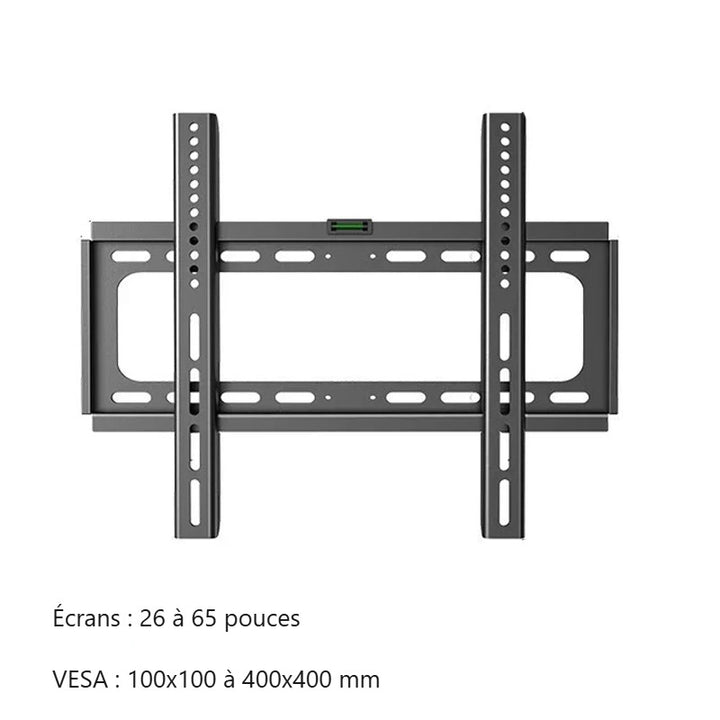 Platine fixe pour écrans de 26 à 65 pouces, VESA 100x100 à 400x400 mm