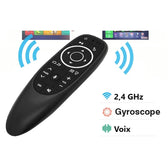 Télécommande gyroscopique universelle G10S Pro | pointeur, vocal et apprentissage infrarouge