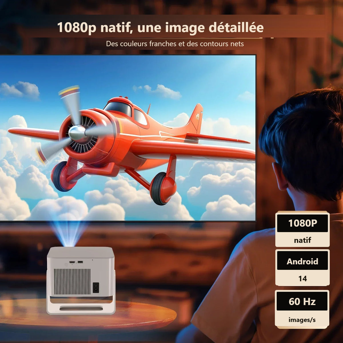 1080p natif, une image détaillée