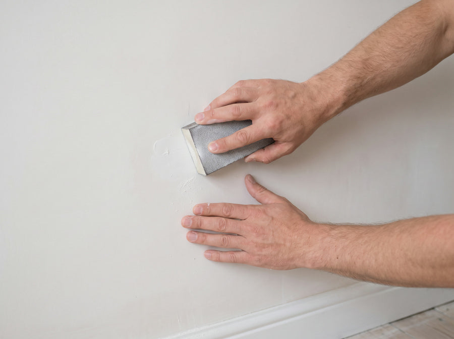 Étape 1 : préparer le mur, plan, sec et propre