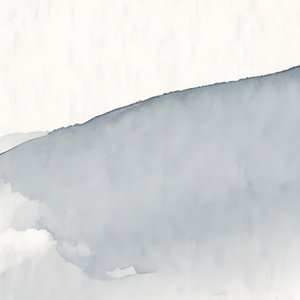 Détail du papier peint Montagnes dans la brume, 40 cm de large