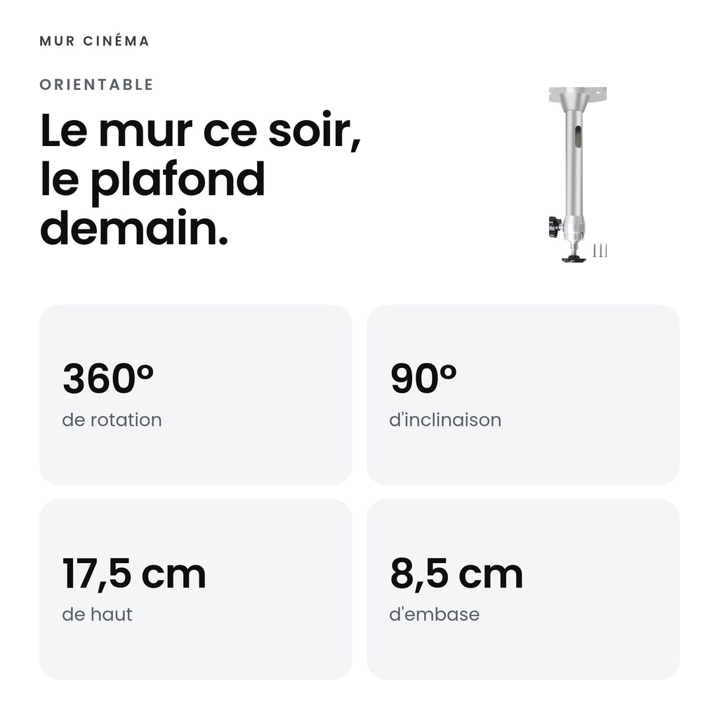 Visuel Mur Cinéma : Le mur ce soir, le plafond demain