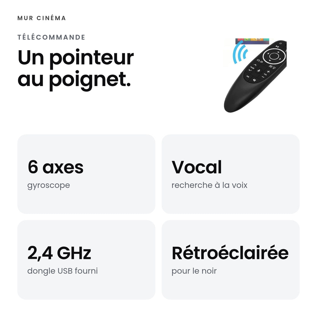 Visuel Mur Cinéma : Un pointeur au poignet