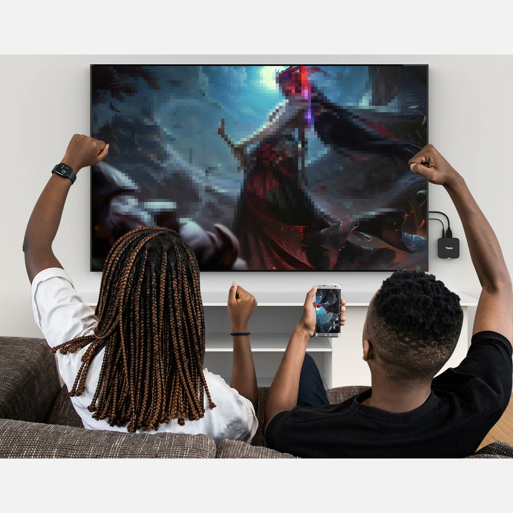 Diffusion depuis le téléphone vers le téléviseur